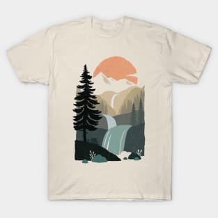 Mountain Pine Forest Awaits Adventure Lovers - Wanderlust T-Shirt